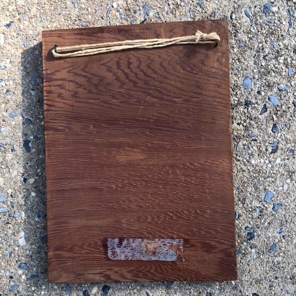 Vintage copper and wood deer art - Picture 3 of 3